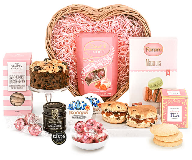 Cream Tea Lover's Gift Set Hamper With Jam & Scones